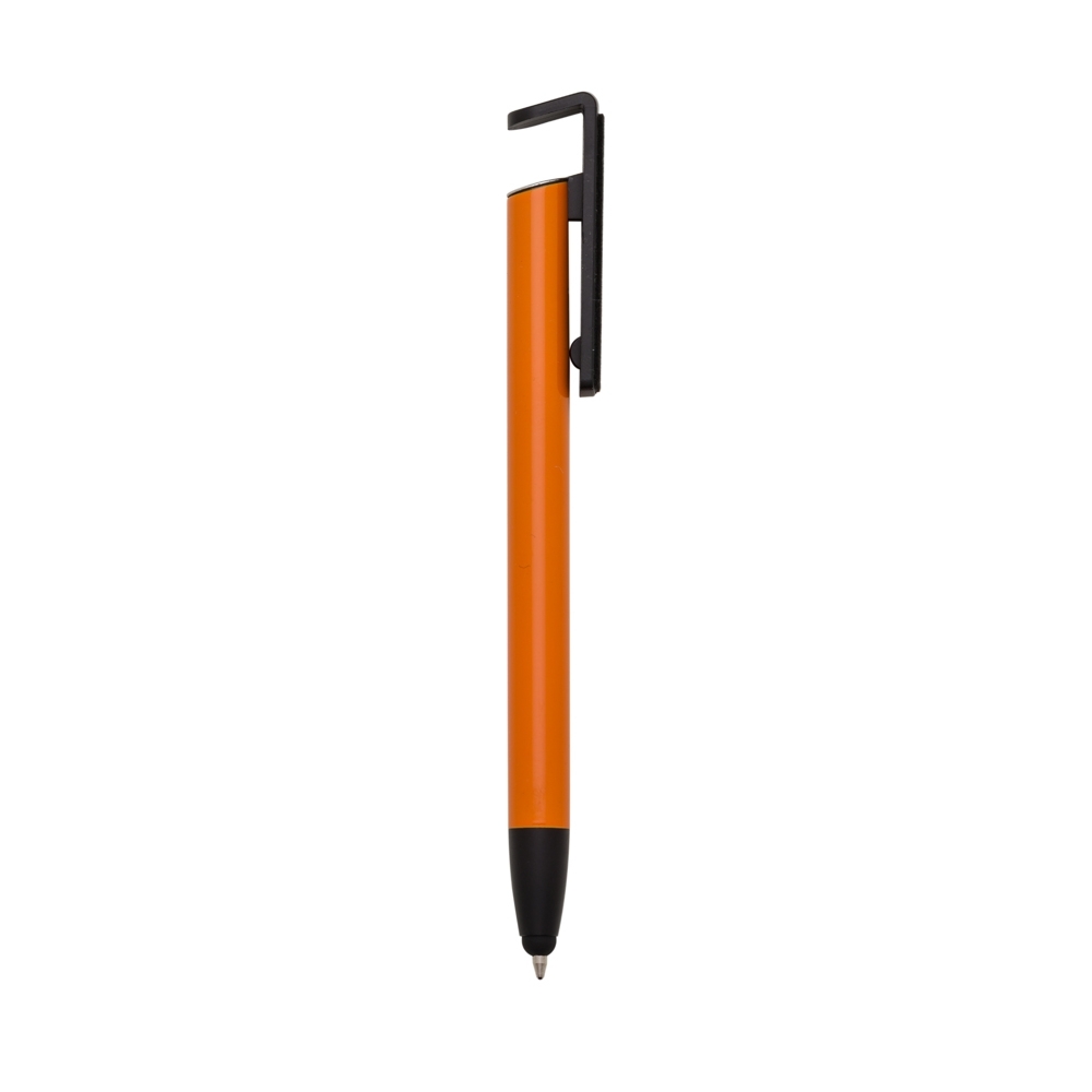 CANETA BASE CELULAR C/ LIMPADOR DE TELA E PORTA TOUCH