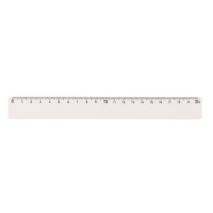 RÉGUA PLÁSTICA 20CM