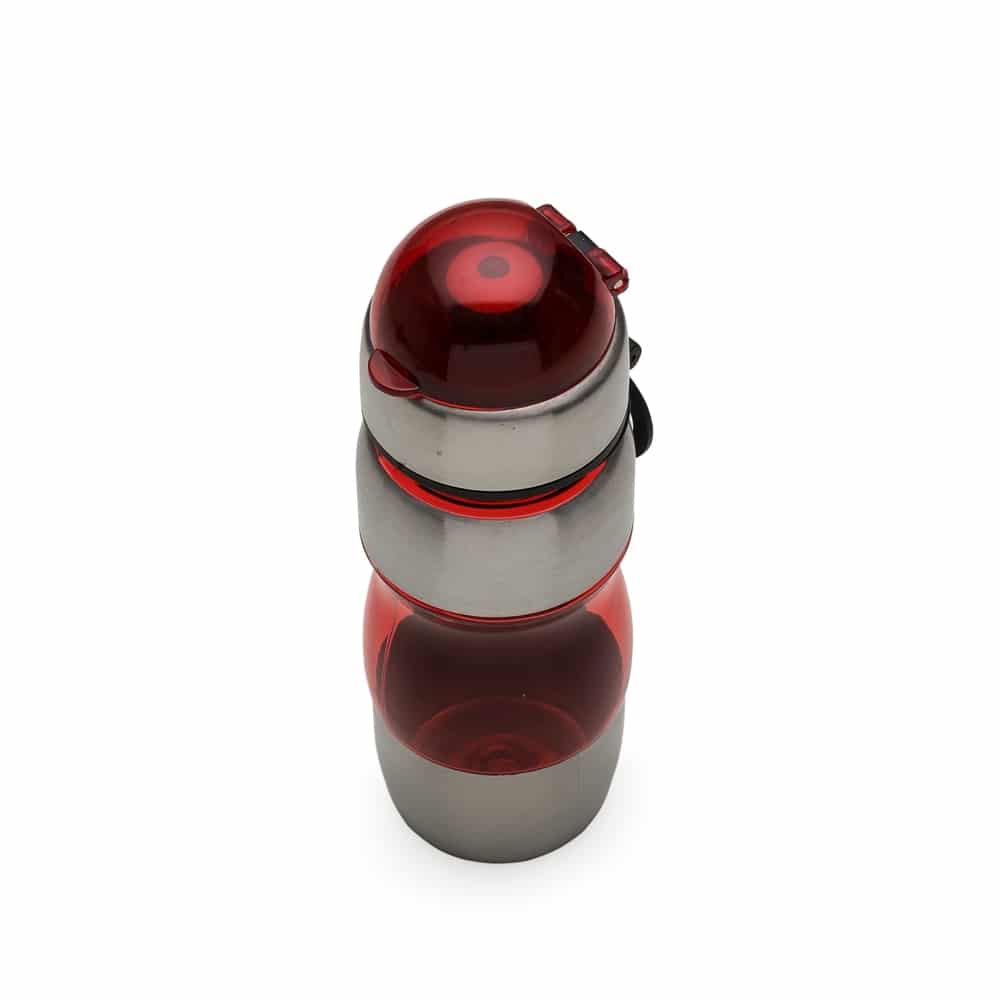 SQUEEZE PLASTICO C/ METAL 450ML BICO E ALÇA